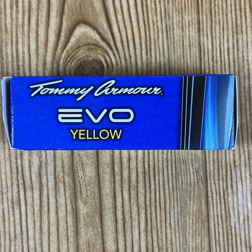Tommy Armour EVO Golf Balls 3 COUNT‎ OPTIC Yellow 2 LAYER